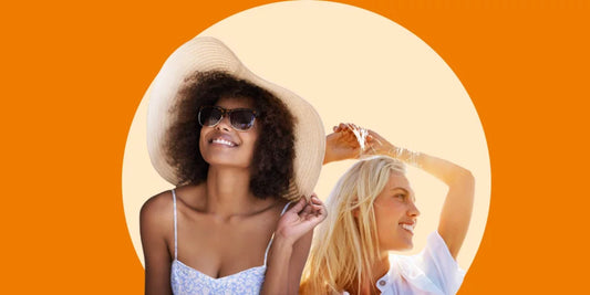 Crème solaire lancée sur peau sensible après coup de soleil — produits disponibles sur laparadulac.com
