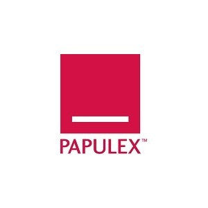 Logo de la marque Papulex – soins dermatologiques anti-acné et imperfections – disponibles sur LaParaDuLac, parapharmacie en ligne en Tunisie fiable et moins chère