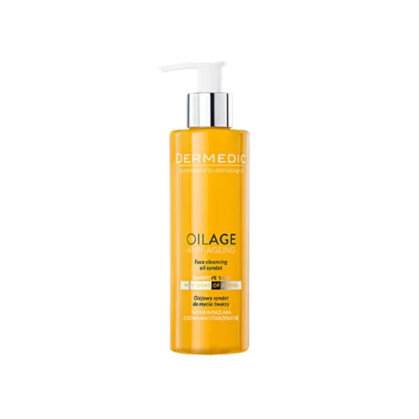 DERMEDIC OILAGE Syndet Huileux Nettoyant Anti-age 200ml Tunisie original authentique - parapharmacie en ligne La Para Du Lac