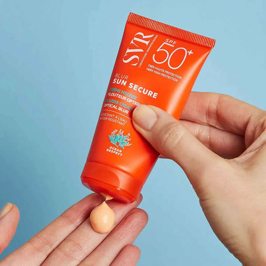 SVR SUN SECURE Blur SPF50+ Sans Parfum Tunisie original authentique - parapharmacie en ligne La Para Du Lac
