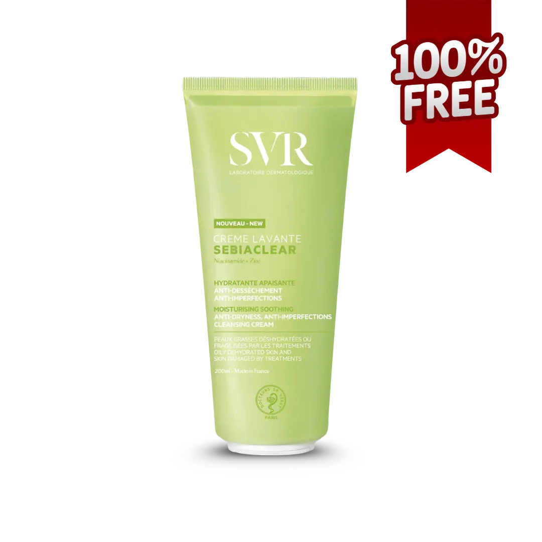 SVR PACK Sebiaclear SPF50 + Serum + Crème Lavante Gratuite Tunisie original authentique - parapharmacie en ligne La Para Du Lac