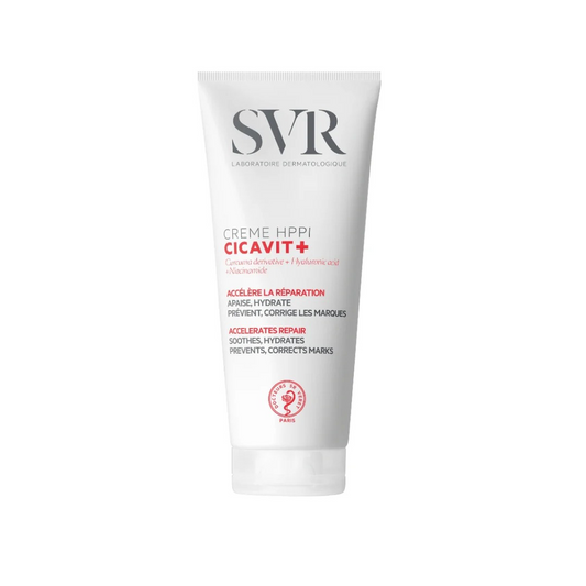 SVR Cicavit+ Crème HPPI Réparatrice Anti-Marques Tunisie – crème réparatrice visage et corps, soin anti-marques et cicatrisant, crème apaisante après irritation ou intervention, dermatologie française SVR, parapharmacie en ligne Tunisie Lac 2, produits SVR pas cher Tunisie, acheter Cicavit+ Crème SVR sur laparadulac.com