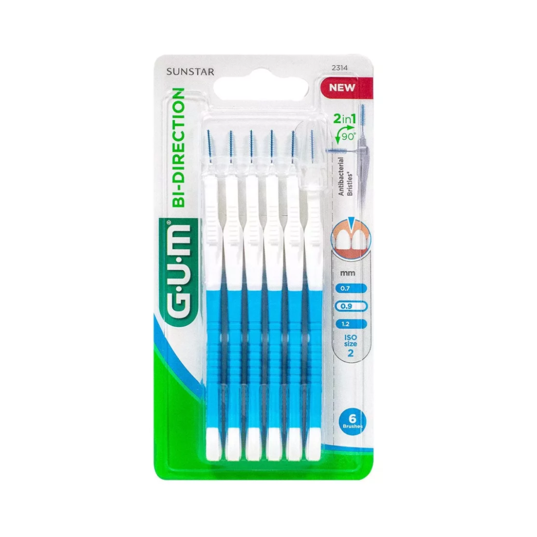 GUM Brossettes Interdentaires Bi Direction