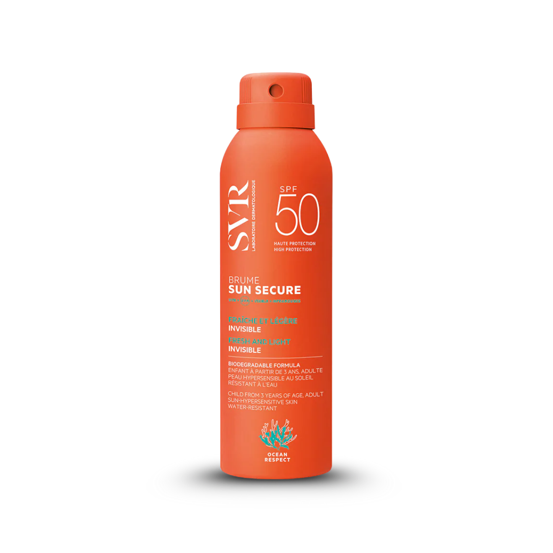 SVR PACK SUN SECURE Brume + Blur crème mousse + crème Topialise 200 ml Gratuite