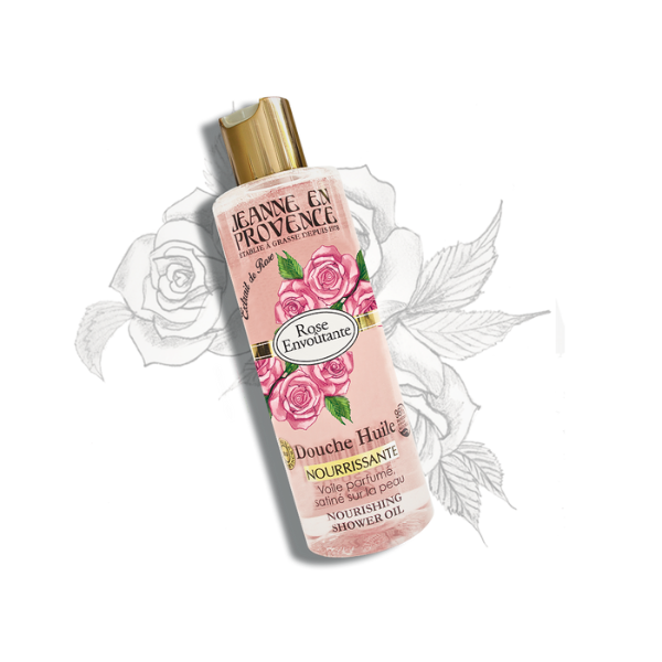 J.PROVENCE Huile Douche Rose Envoutante 250ml