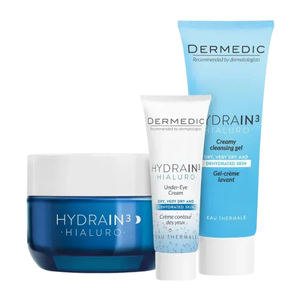 DERMEDIC Coffret Paris Hyaluro + Under Eye + Gel Crème Tunisie original authentique - parapharmacie en ligne La Para Du Lac