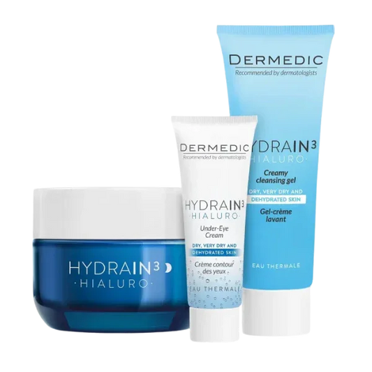 DERMEDIC Coffret Paris Hyaluro + Under Eye + Gel Crème Tunisie original authentique - parapharmacie en ligne La Para Du Lac