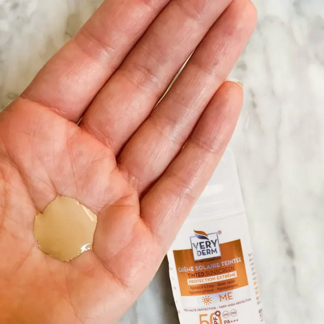 VERY DERM Crème solaire SPF50+ teinté Tunisie original authentique - parapharmacie en ligne La Para Du Lac