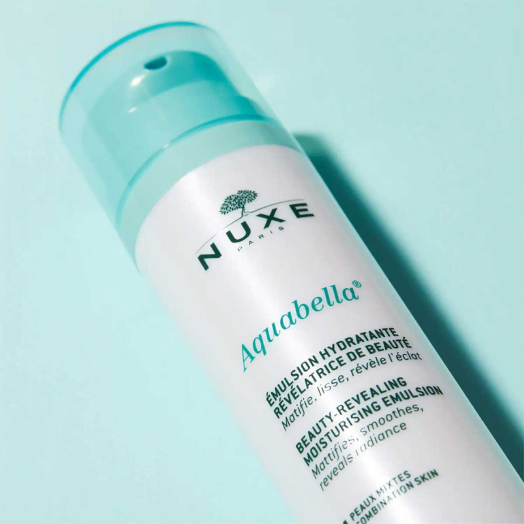 Émulsion hydratante NUXE Aquabella 50 ml disponible sur laparadulac.com – soin peau mixte en parapharmacie Tunisie