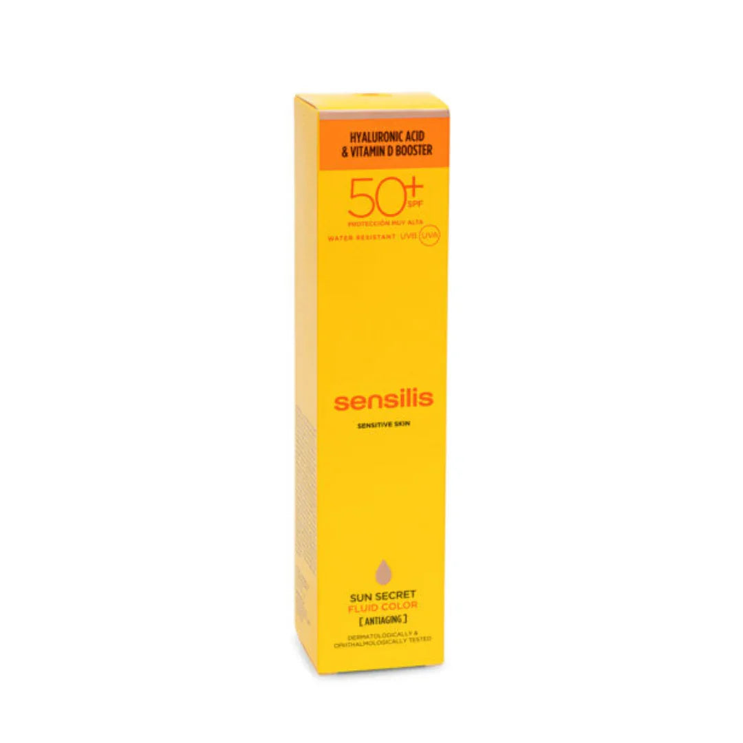 SENSILIS Sun Secret Fluid Teinté SPF50+ Tunisie original authentique - parapharmacie en ligne La Para Du Lac