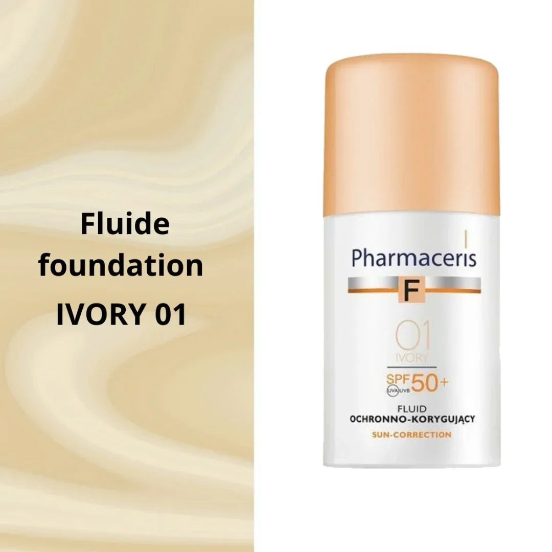 PHARMACERIS Ecran FDT Ivory 01 SPF50+ Tunisie original authentique - parapharmacie en ligne La Para Du Lac