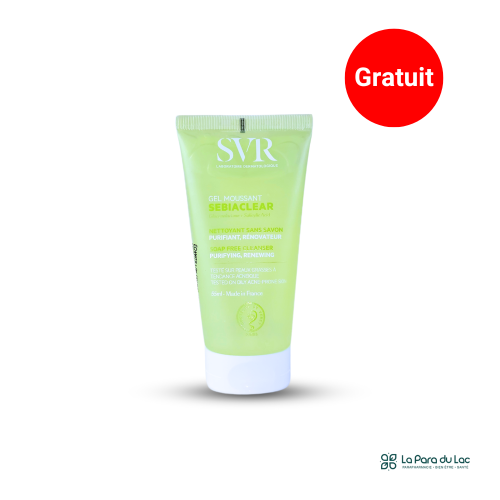 SVR SEBIACLEAR Ampoule Flash | Anti-Imperfections & Éclat Immédiat
Dites adieu aux boutons, pores dilatés et excès de sébum avec SVR SEBIACLEAR Ampoule Flash ! Concentré en niacinamide 5% et zinc, il purifie, matifie et unifie le teint en un temps record. Idéal pour les peaux mixtes à grasses sujettes aux imperfections.
🛒 Disponible sur laparadulac.com, votre parapharmacie en Tunisie au meilleur prix ! 🚀
