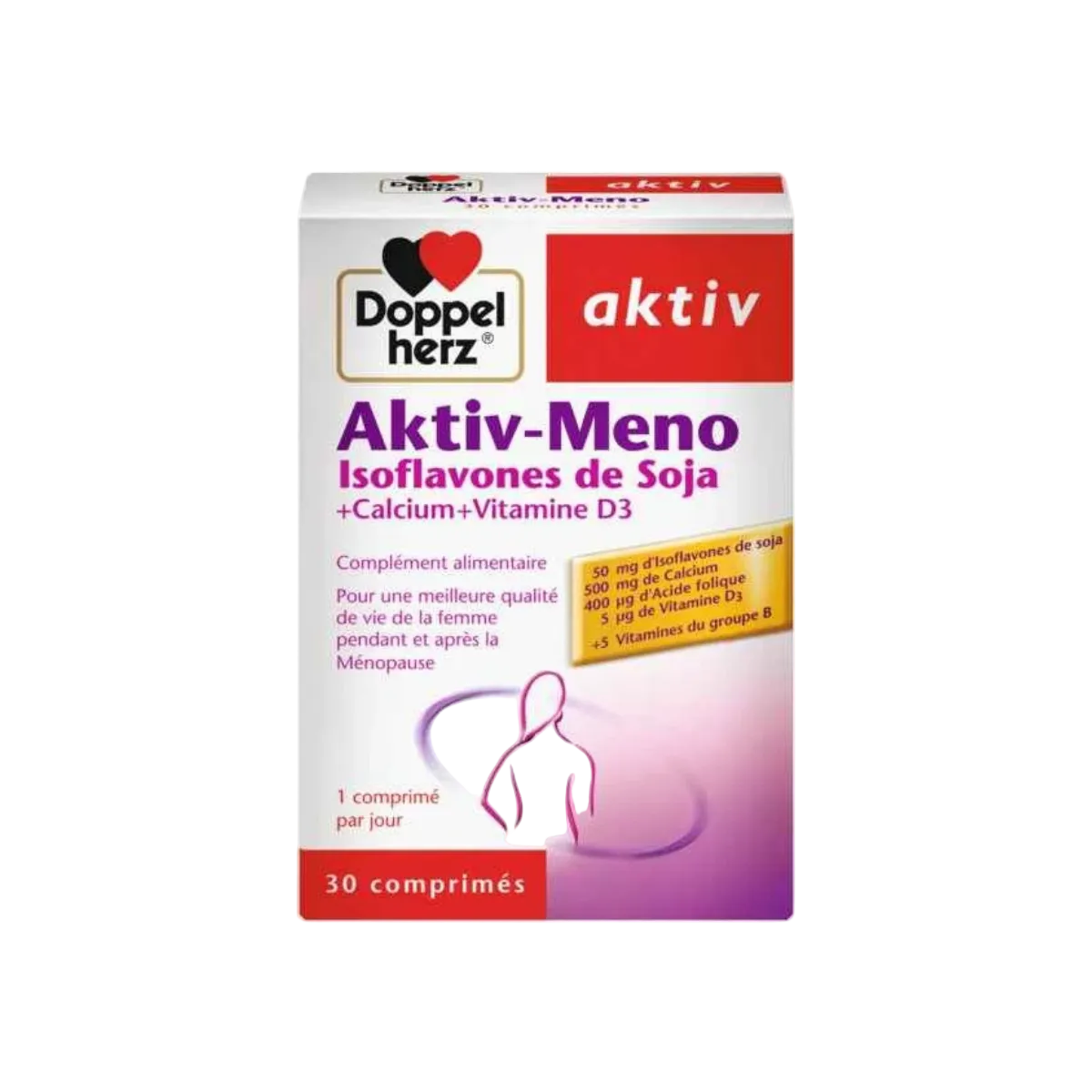Complément femme AKTIV-Meno aux isoflavones de soja – achat en ligne Tunisie – La Para du Lac