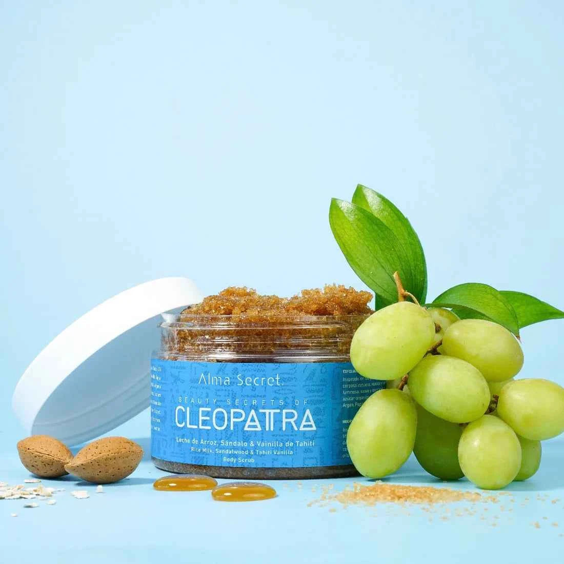 Exfoliant corporel ALMA SECRET Cleopatra gommage corps nourrissant pour peau sèche Tunisie La Para du Lac laparadulac.com