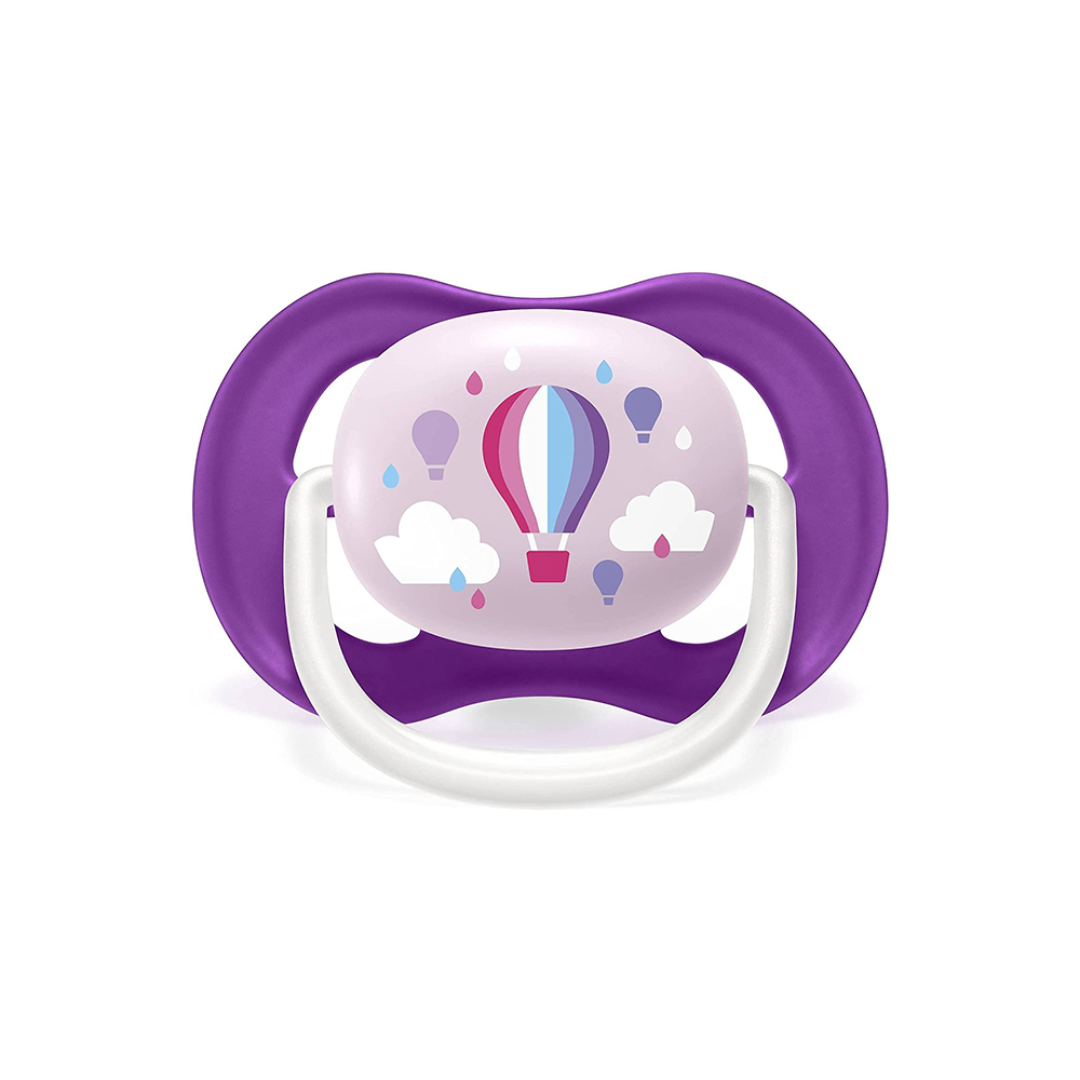 Sucettes Ultra Air Happy Avent 6-18M fille, avec ventilation optimale sur laparadulac.com, parapharmacie Tunisie.