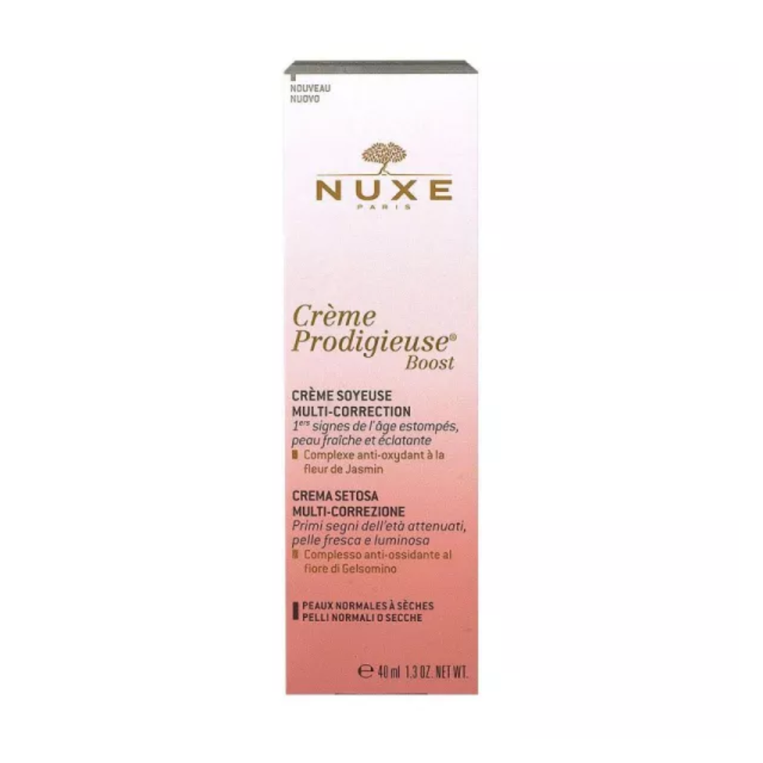 Crème anti-rides NUXE Prodigieuse Boost 40ml sur laparadulac.com – soin hydratant premières rides en parapharmacie Tunisie