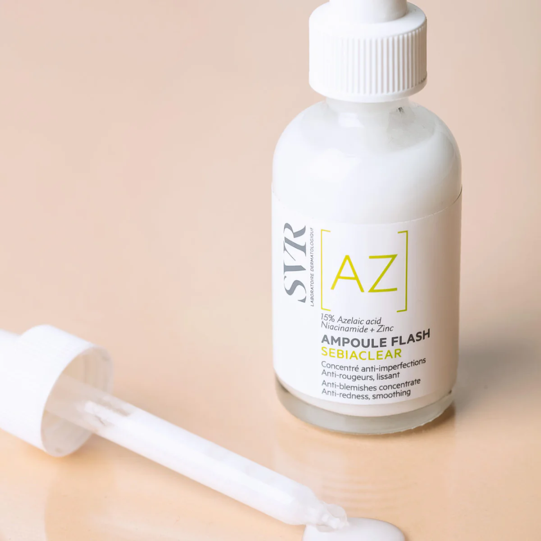 SVR SEBIACLEAR Ampoule Flash | Anti-Imperfections & Éclat Immédiat
Dites adieu aux boutons, pores dilatés et excès de sébum avec SVR SEBIACLEAR Ampoule Flash ! Concentré en niacinamide 5% et zinc, il purifie, matifie et unifie le teint en un temps record. Idéal pour les peaux mixtes à grasses sujettes aux imperfections.
🛒 Disponible sur laparadulac.com, votre parapharmacie en Tunisie au meilleur prix ! 🚀