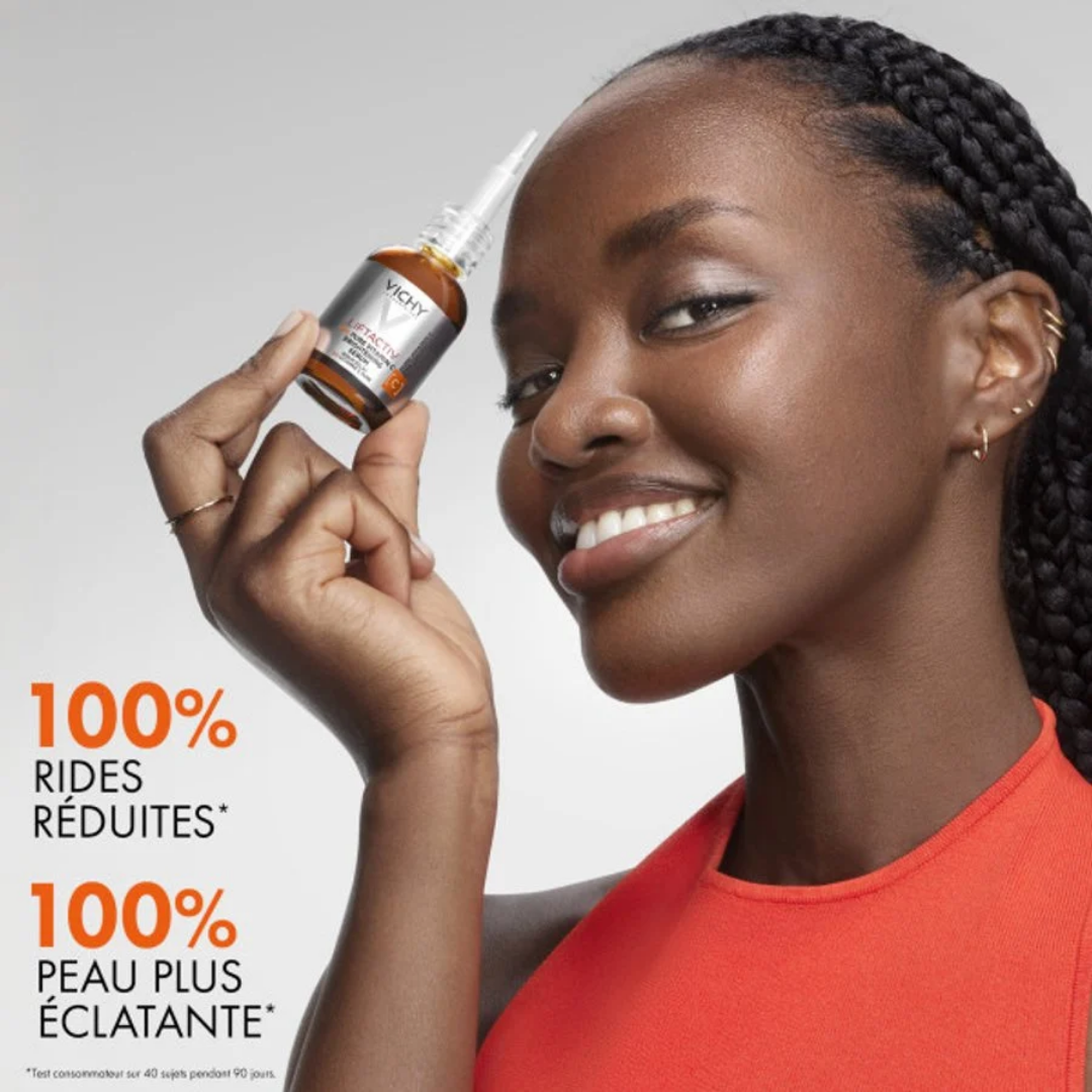 Sérum Vitamine C Liftactiv Vichy 20ml sur laparadulac.com, parapharmacie Tunisie pour éclat visage à Tunis.