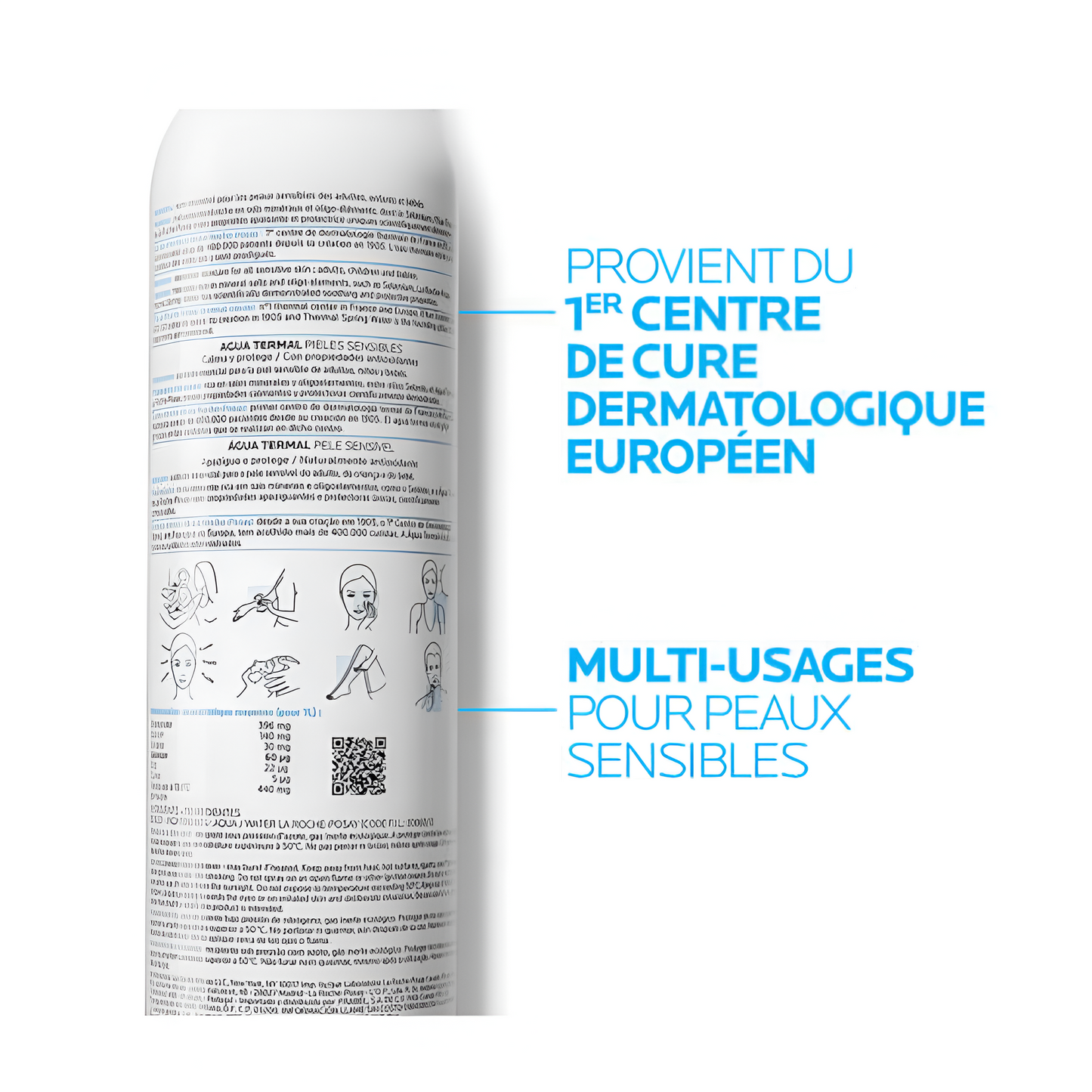 La Roche-Posay Eau Thermale – brume apaisante antioxydante pour peau sensible – parapharmacie en ligne Tunisie – laparadulac.com