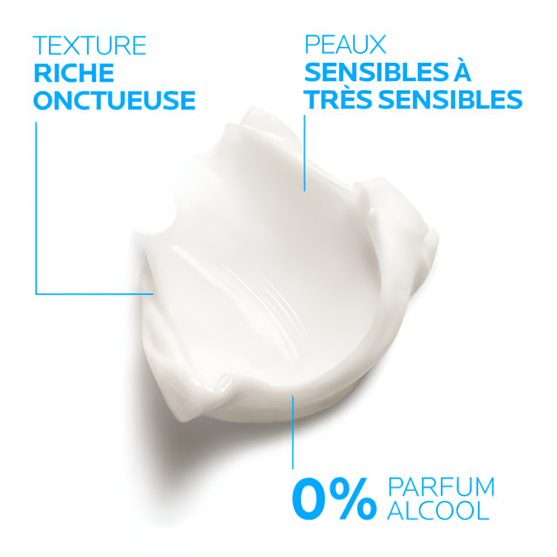 Tolériane Sensitive Crème Riche La Roche-Posay – crème hydratante peaux sensibles bébé adulte – parapharmacie Tunisie – laparadulac.com