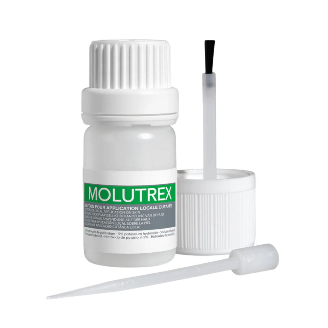 ACM Molutrex 3ml traitement Molluscum contagiosum sur laparadulac.com, parapharmacie Tunisie, solution ciblée pour enfants dès 3 ans.