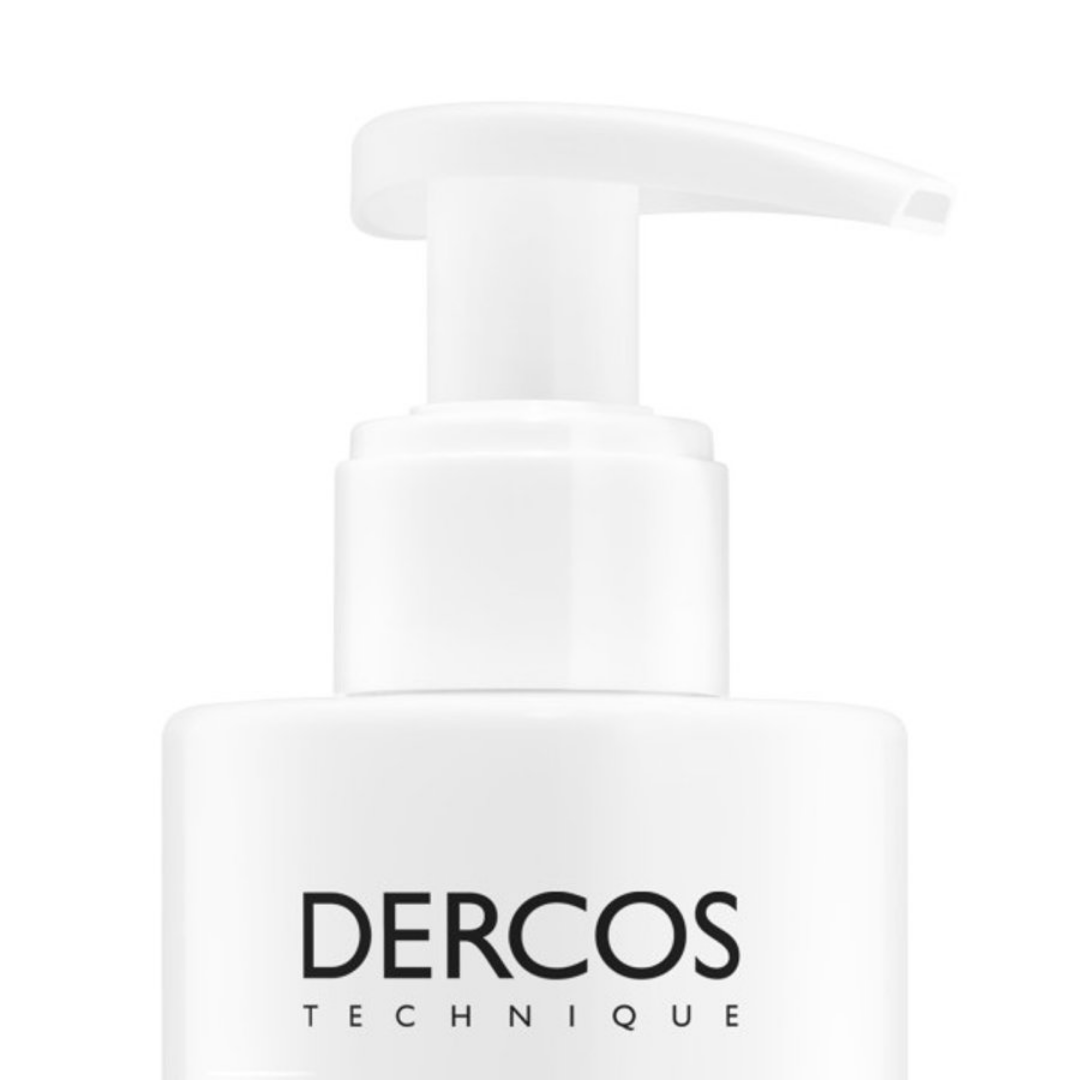 Shampooing densifiant Vichy Dercos Densi-Solutions pour cuir chevelu et cheveux fins.