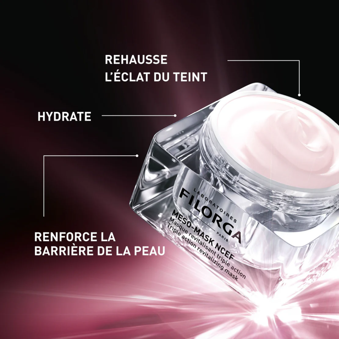FILORGA Meso-Mask Masque Lissant Tunisie – masque visage anti-rides et éclat, soin lissant hydratant et illuminant, cosmétique française haut de gamme FILORGA, parapharmacie en ligne Tunisie Lac 2, produits FILORGA originaux pas cher Tunisie, acheter FILORGA Meso-Mask en Tunisie sur laparadulac.com