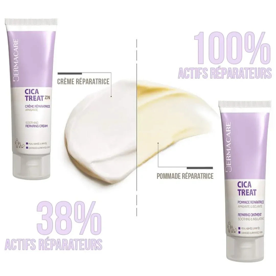 DERMACARE Cica Treat Zn Crème Réparatrice Tunisie original authentique - parapharmacie en ligne La Para Du Lac