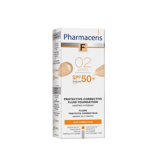 PHARMACERIS Ecran FOND De Teint SAND 2 SPF50+ Tunisie original authentique - parapharmacie en ligne La Para Du Lac
