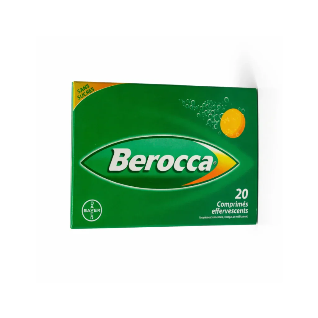 BEROCCA Energie Effervescent Orange Tunisie original authentique - parapharmacie en ligne La Para Du Lac