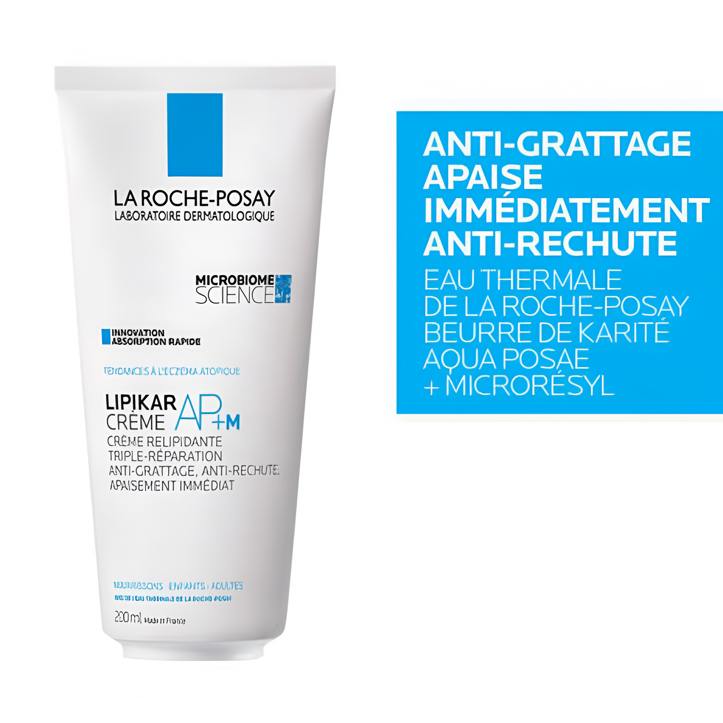 La Roche-Posay Lipikar Baume AP+M – crème relipidante peau sèche atopique – parapharmacie en ligne Tunisie – laparadulac.com