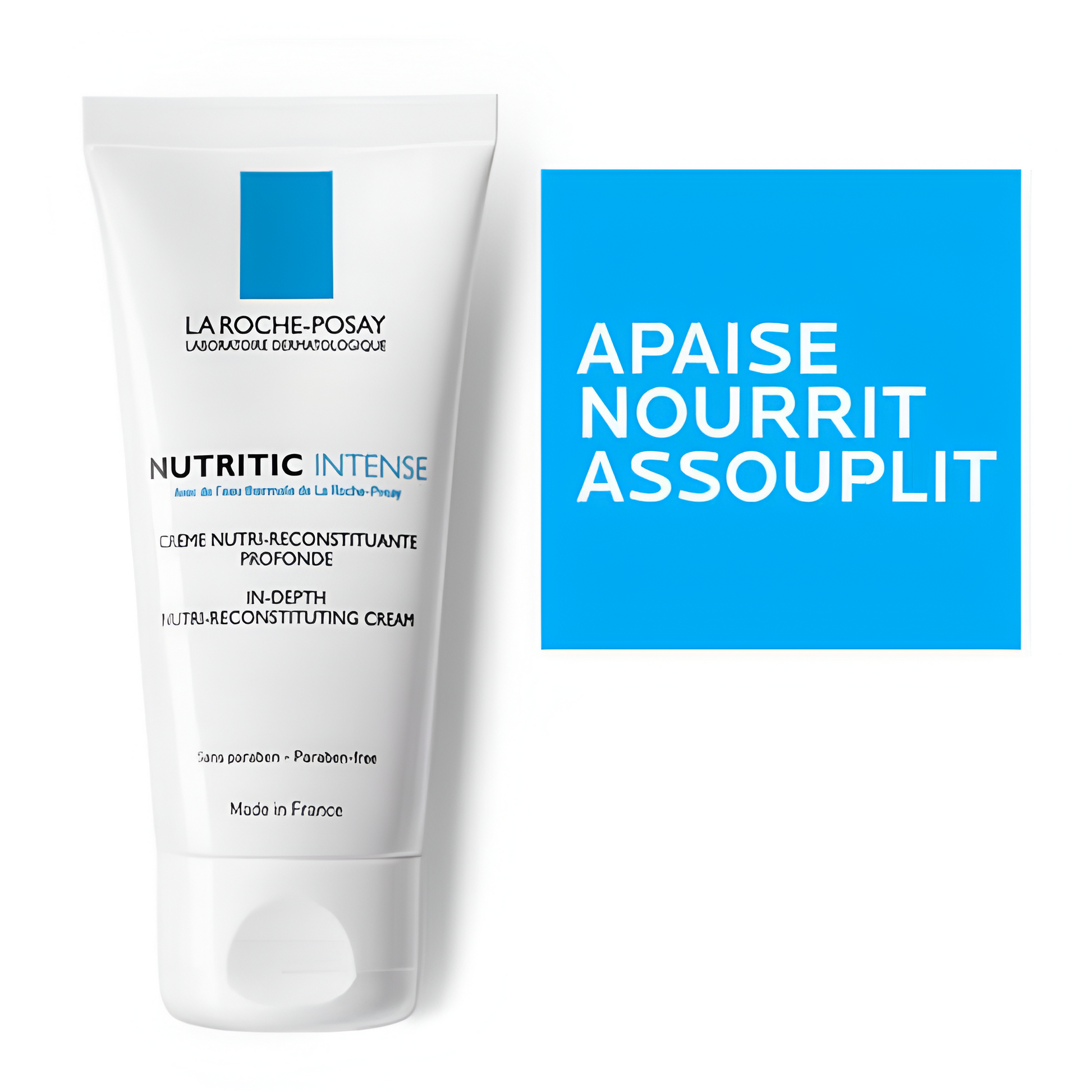 La Roche-Posay NUTRITIC INTENSE Crème – soin végétal nourrissant visage peau sèche – parapharmacie en ligne Tunisie – laparadulac.com