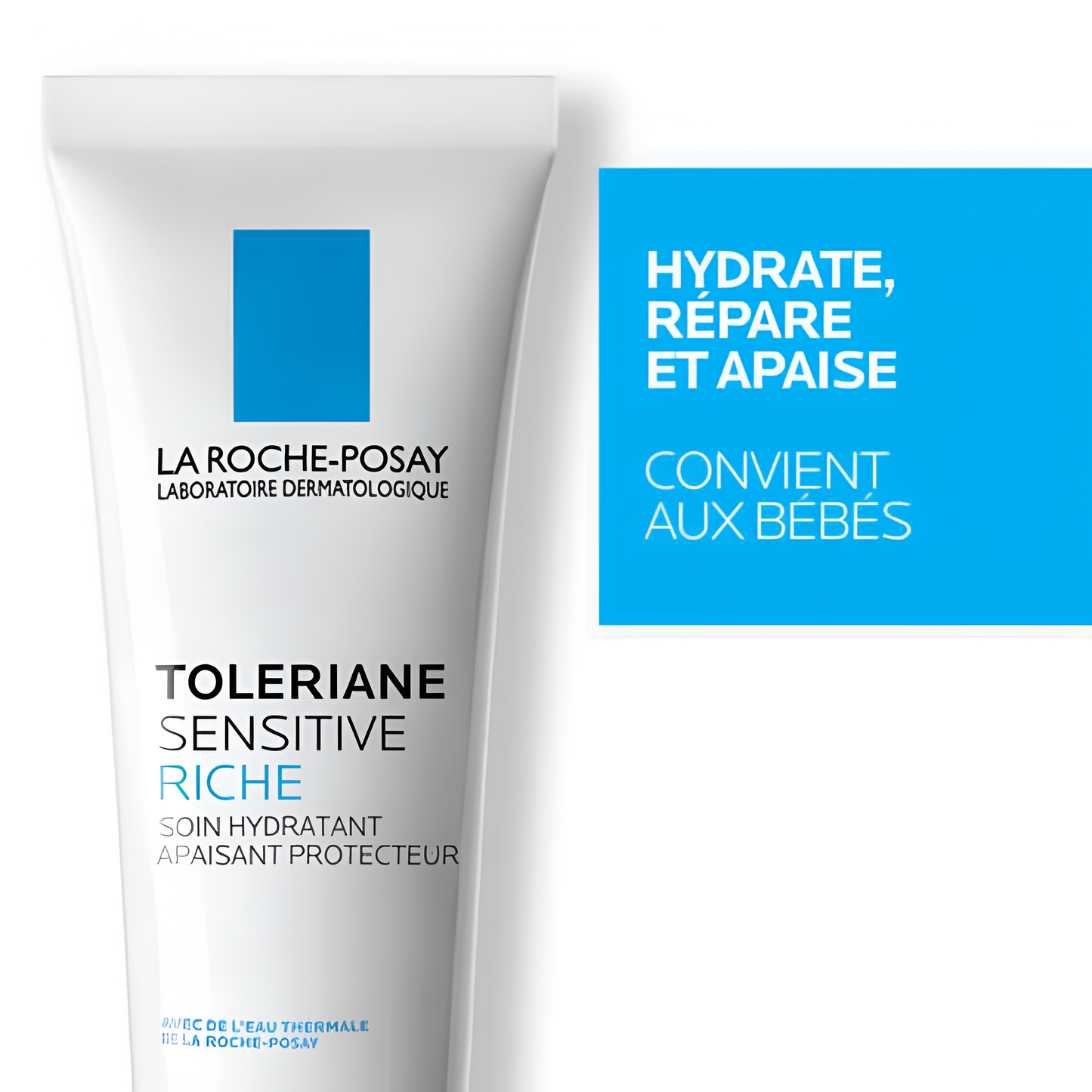 Tolériane Sensitive Crème Riche La Roche-Posay – crème hydratante peaux sensibles bébé adulte – parapharmacie Tunisie – laparadulac.com