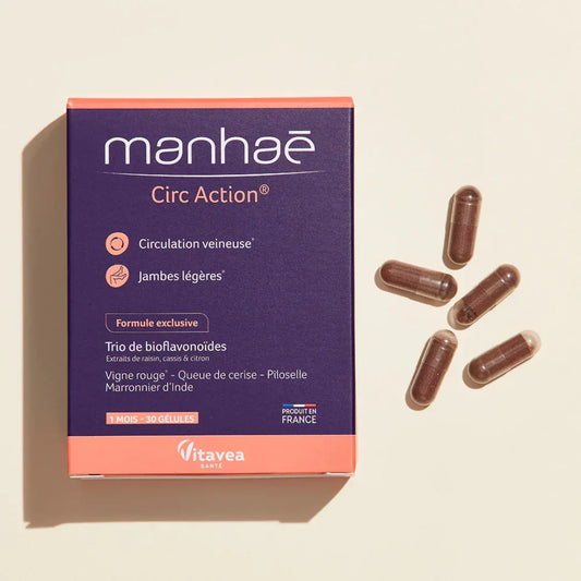 VITAVEA Manhaé Circ Action 30 Gélules Tunisie original authentique - parapharmacie en ligne La Para Du Lac