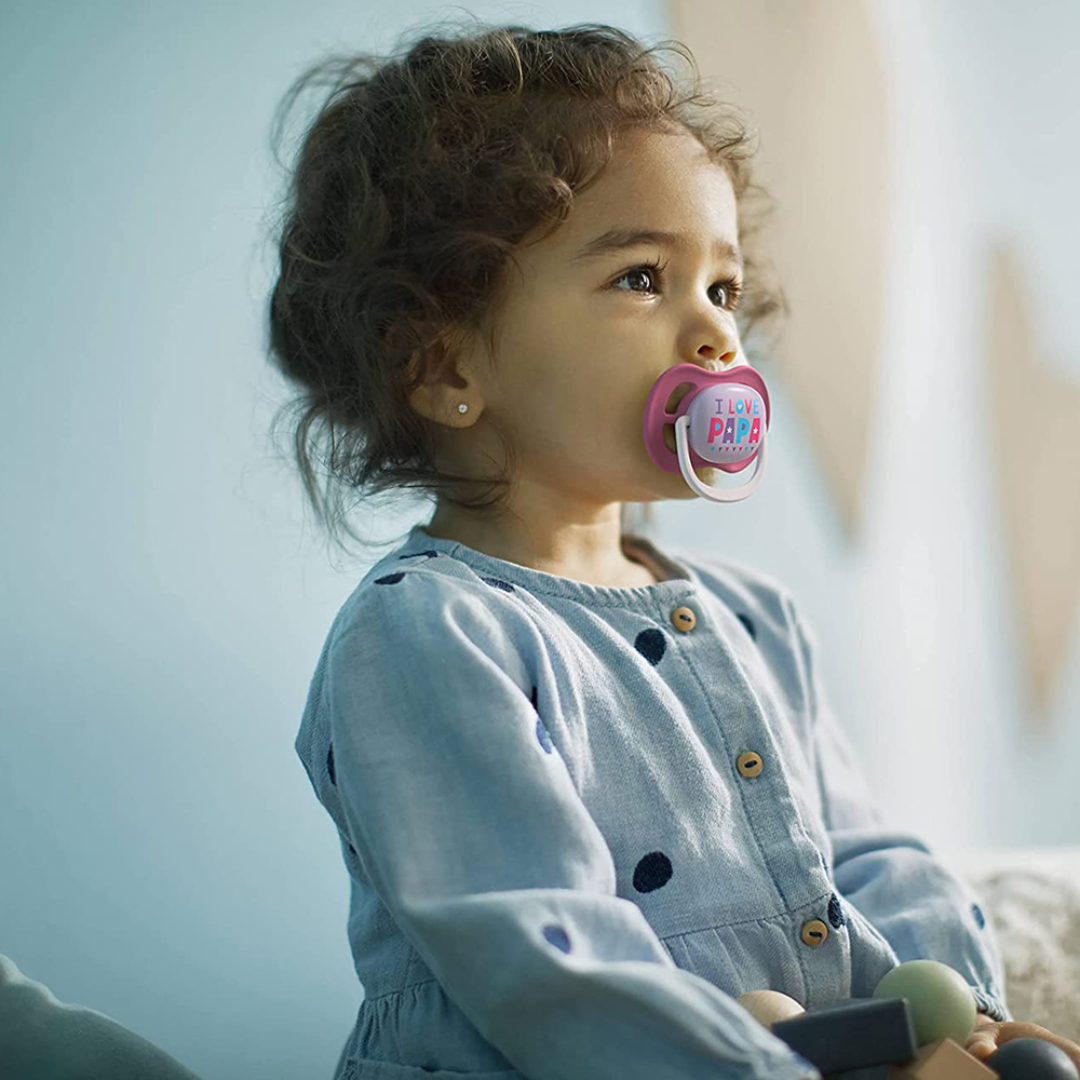 Sucettes Ultra Air Happy Avent 6-18M fille, avec ventilation optimale sur laparadulac.com, parapharmacie Tunisie.