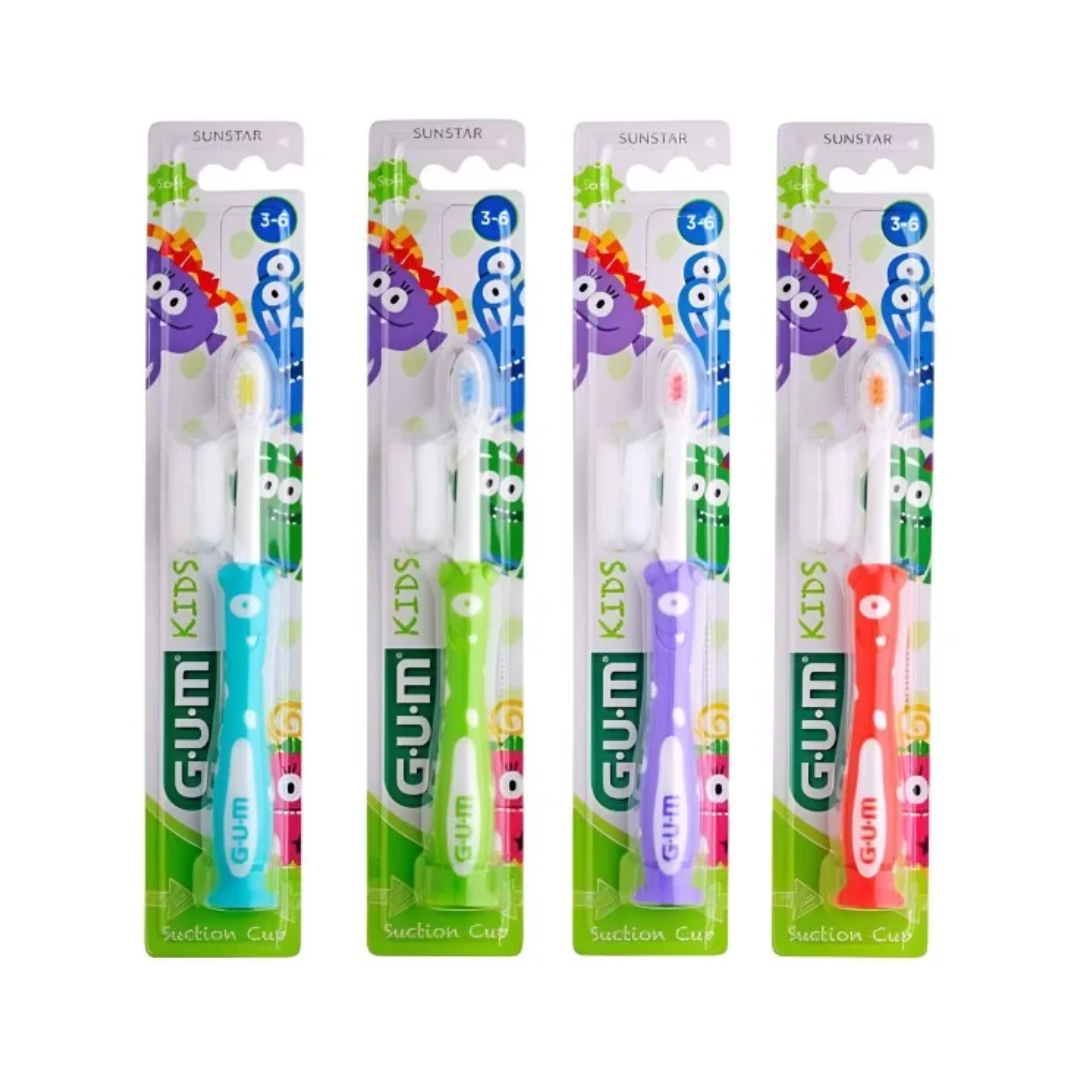Brosse à dents enfant GUM Kids Soft 3-6 ans 901, laparadulac.com, parapharmacie Tunisie, pour un brossage doux et efficace des dents des tout-petits