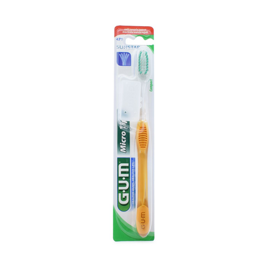 Brosse à dents GUM Micro Tip Souple 471, laparadulac.com, parapharmacie Tunisie, nettoyage doux et efficace avec micro-brins