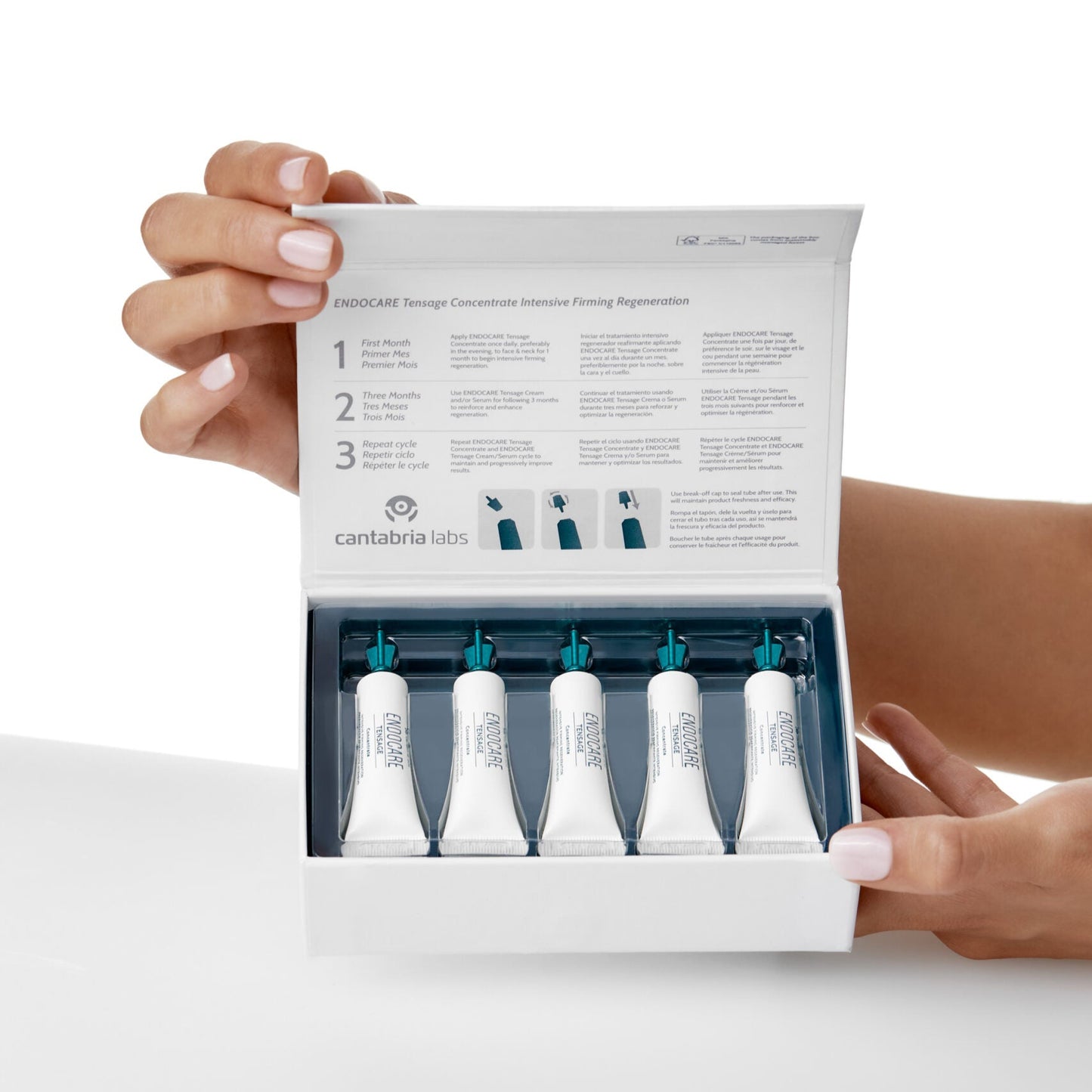 ENDOCARE TENSAGE Concentrate – ampoules anti-âge intensives régénérantes – disponibles sur laparadulac.com, parapharmacie en ligne en Tunisie
