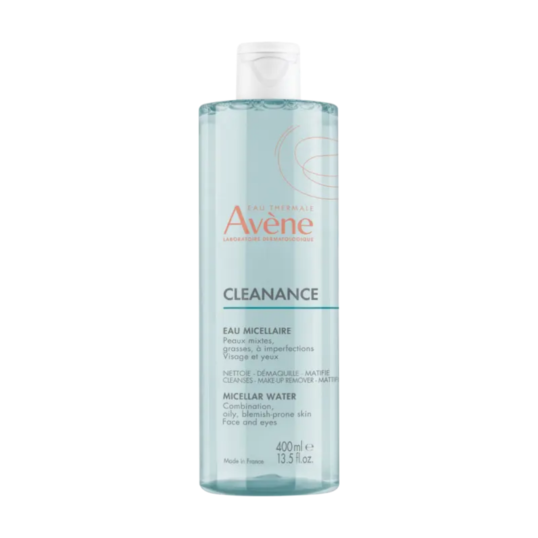 “Cleanance Eau Micellaire 400 ml – eau nettoyante peaux grasses à imperfections – parapharmacie Tunisie – disponible sur laparadulac.com”