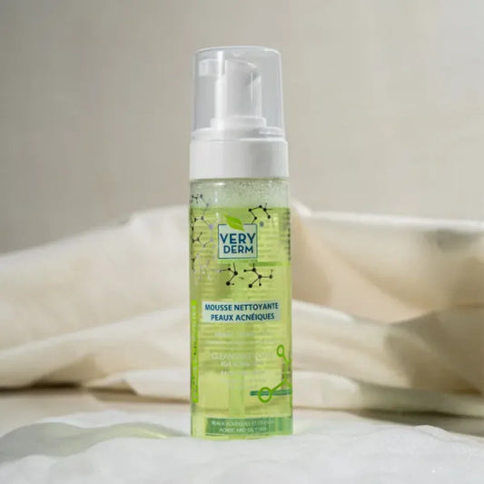 VERY DERM Mousse Nettoyante Peaux Acneiques Tunisie original authentique - parapharmacie en ligne La Para Du Lac