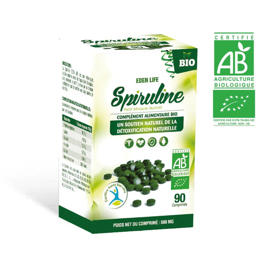 EDEN LIFE Spiruline Bio Tunisie original authentique - parapharmacie en ligne La Para Du Lac