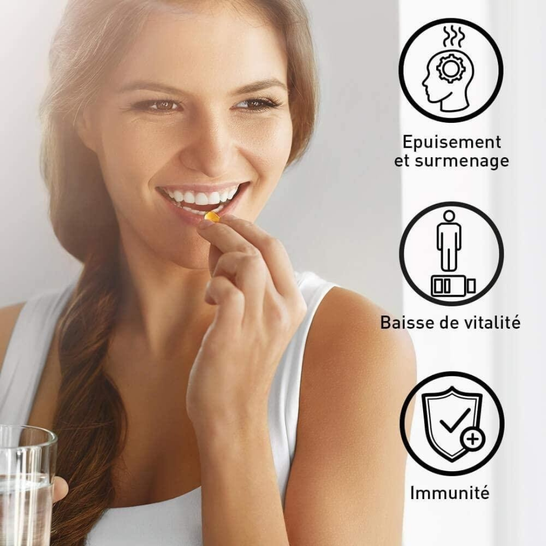 Boîte ERIC Favre Vitamino+ 30 comprimés sur laparadulac.com, parapharmacie Tunisie : complément immunité et énergie anti-fatigue.