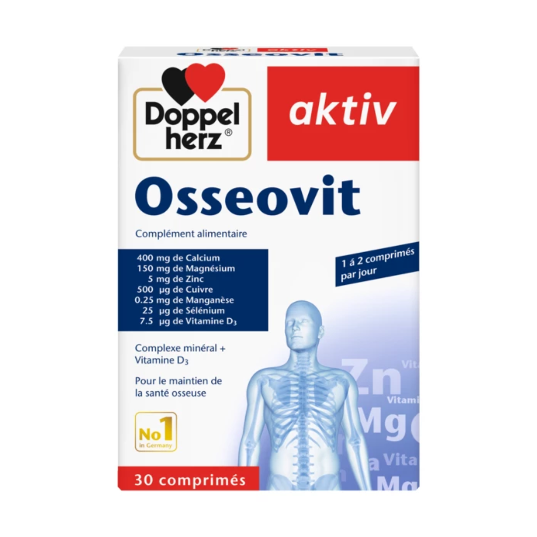 Complément AKTIV Osseovit en vente sur laparadulac.com, parapharmacie Tunisie pour soutien osseux et santé générale.