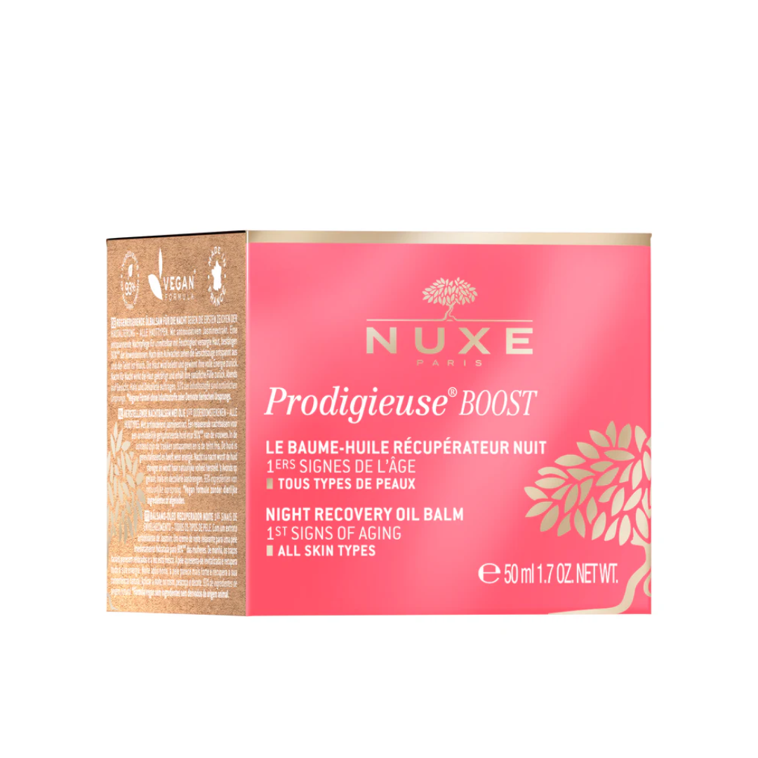 Baume nuit NUXE Prodigieuse Boost 50ml sur laparadulac.com – soin hydratant régénérant en parapharmacie Tunisie