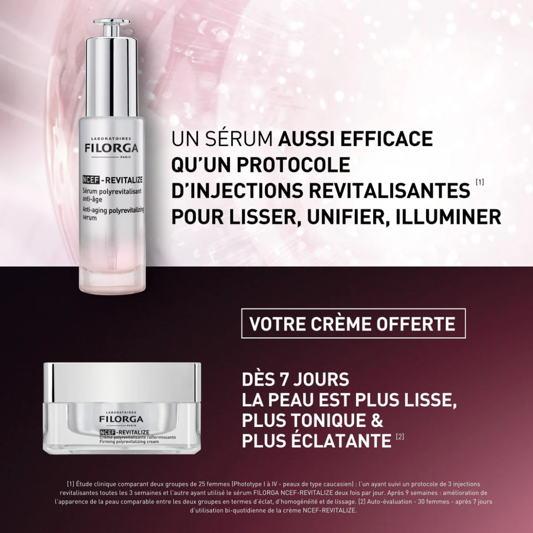 Coffret anti-âge FILORGA NCEF Revitalize disponible sur laparadulac.com – parapharmacie Tunisie pour une peau jeune, lumineuse et raffermie.