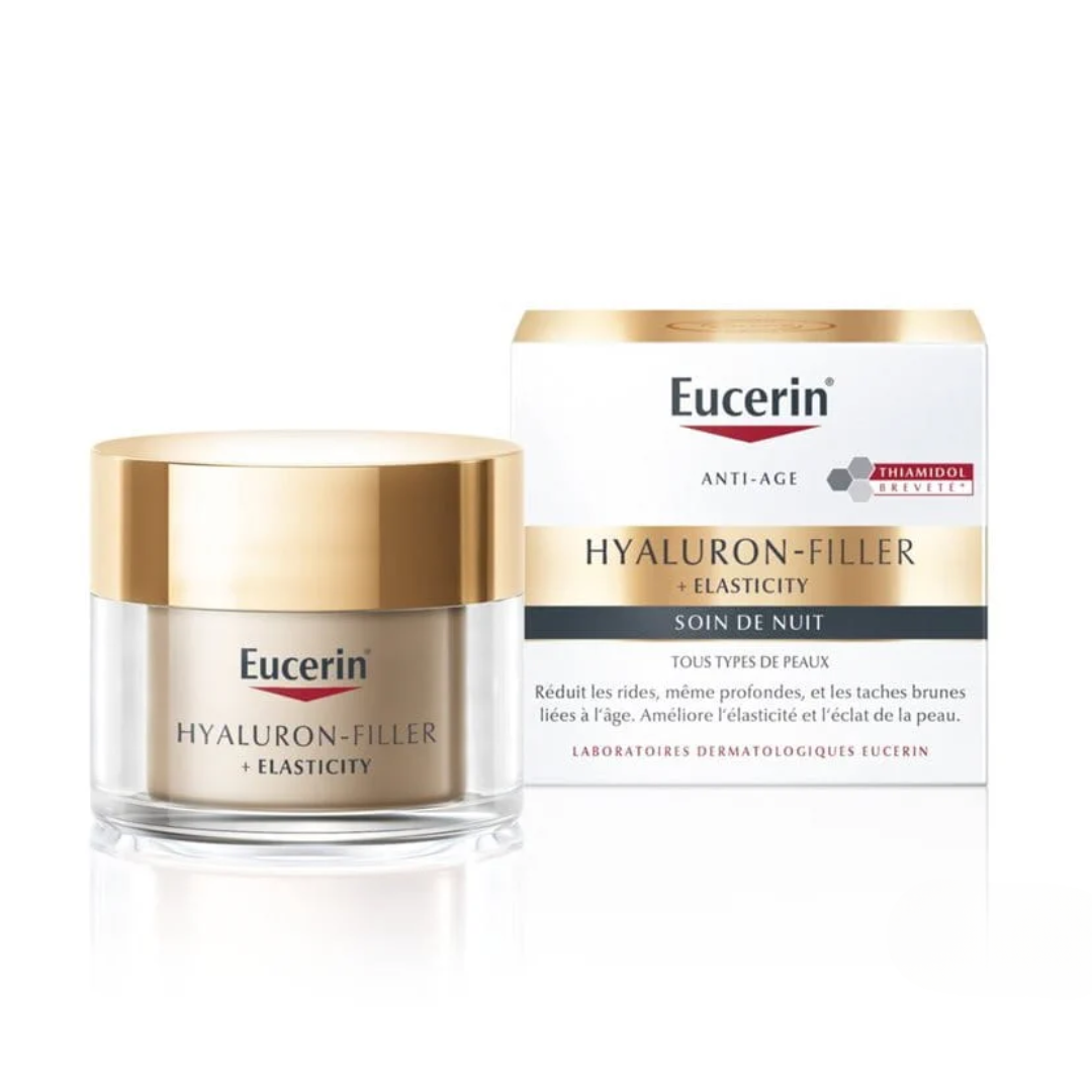 Eucerin Hyaluron-Filler Elasticity Soin de Nuit 50ml – crème anti-âge visage Tunisie