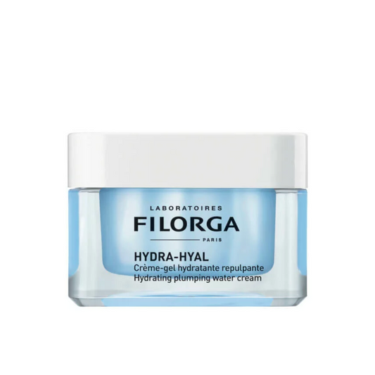 Crème gel FILORGA HYDRA-HYAL 50ml, soin anti-âge disponible sur laparadulac.com – parapharmacie Tunisie pour une peau hydratée et repulpée.