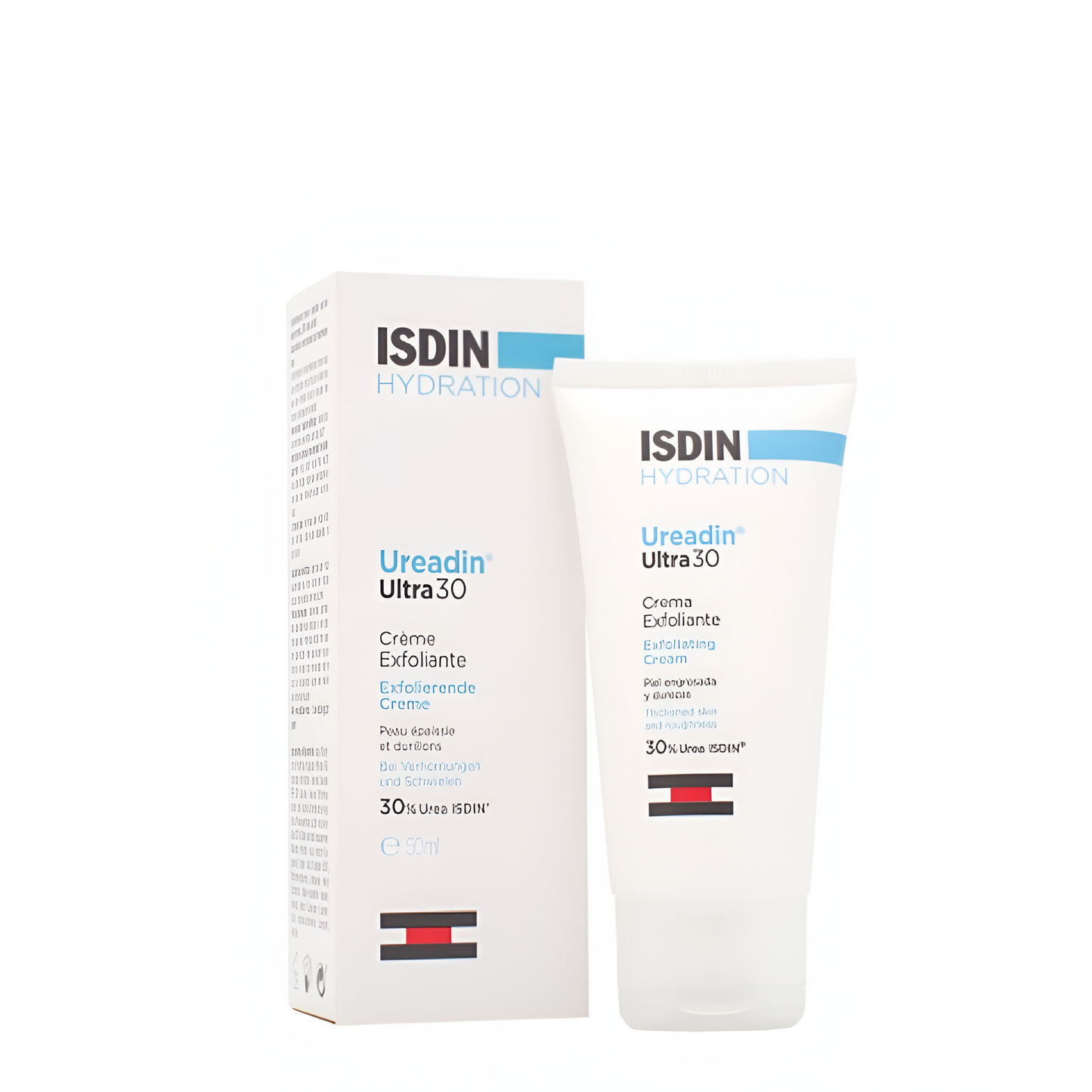 Crème émolliente ISDIN Ureadin Ultra 30 pour peaux épaissies – Laparadulac Parapharmacie Tunisie – Disponible sur laparadulac.com.