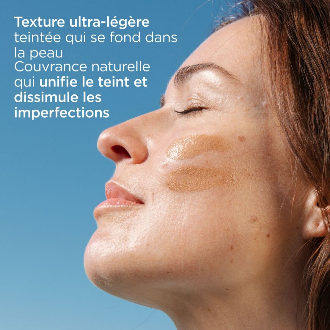 Crème solaire teintée anti-âge Fusion Water MAGIC Repair Color SPF 50 – Laparadulac Parapharmacie Tunisie.