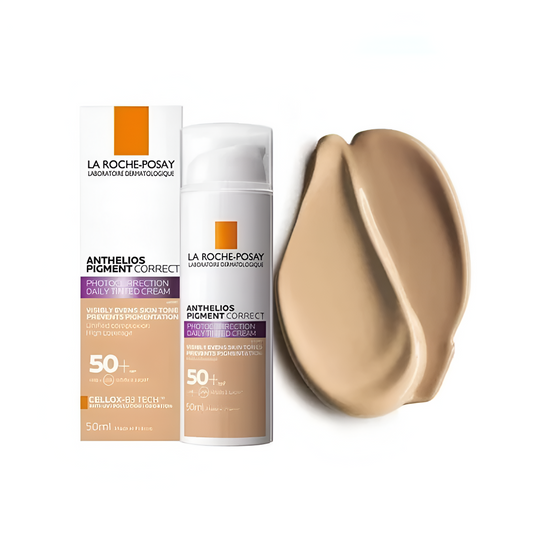 La Roche-Posay Anthelios Pigment Correct SPF50+ Teinté – Crème solaire anti-taches Tunisie – achat sur laparadulac.com